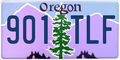 OR license plate 901TLF