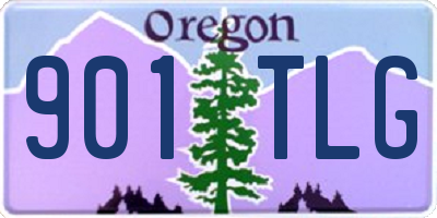 OR license plate 901TLG