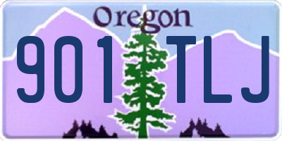 OR license plate 901TLJ