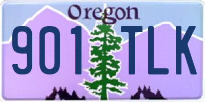 OR license plate 901TLK