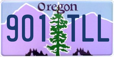 OR license plate 901TLL