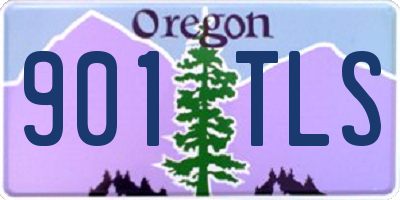 OR license plate 901TLS
