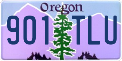 OR license plate 901TLU
