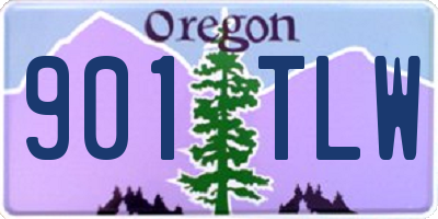 OR license plate 901TLW