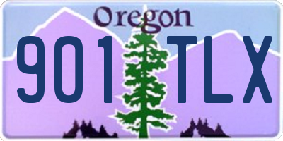 OR license plate 901TLX