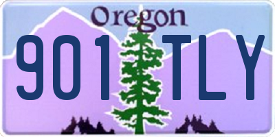 OR license plate 901TLY