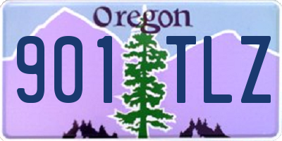 OR license plate 901TLZ