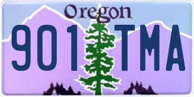 OR license plate 901TMA