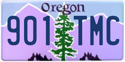 OR license plate 901TMC