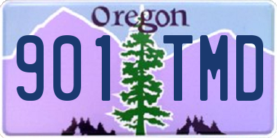 OR license plate 901TMD