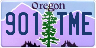 OR license plate 901TME