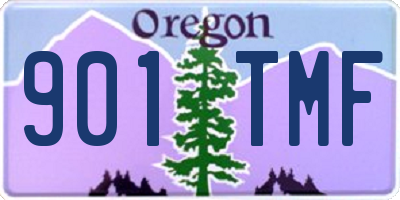 OR license plate 901TMF