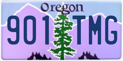 OR license plate 901TMG