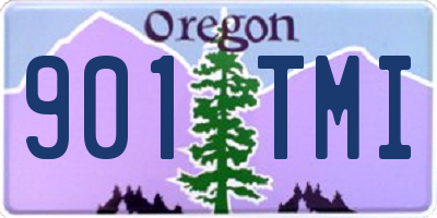 OR license plate 901TMI