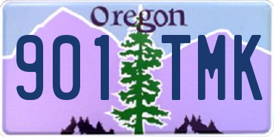 OR license plate 901TMK