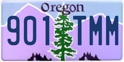 OR license plate 901TMM
