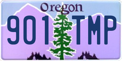 OR license plate 901TMP
