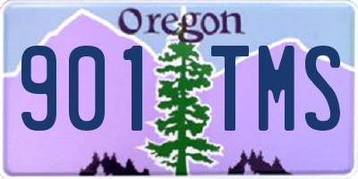 OR license plate 901TMS