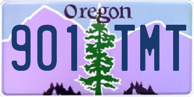 OR license plate 901TMT