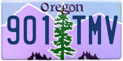 OR license plate 901TMV