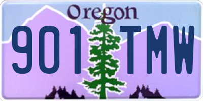 OR license plate 901TMW