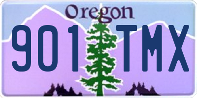 OR license plate 901TMX