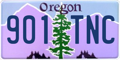 OR license plate 901TNC