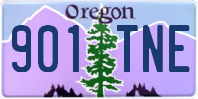 OR license plate 901TNE