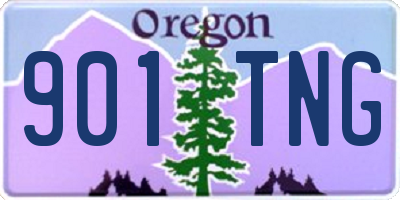 OR license plate 901TNG