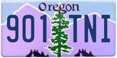 OR license plate 901TNI