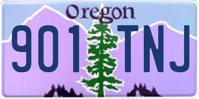 OR license plate 901TNJ
