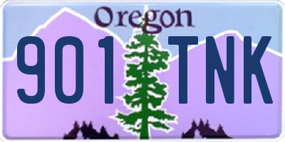 OR license plate 901TNK