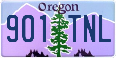 OR license plate 901TNL