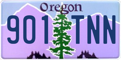 OR license plate 901TNN