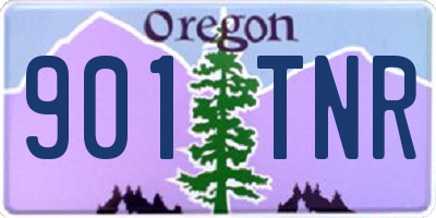 OR license plate 901TNR