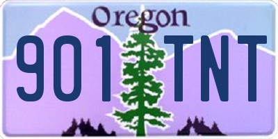 OR license plate 901TNT