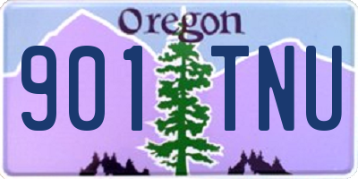 OR license plate 901TNU