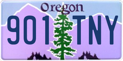 OR license plate 901TNY