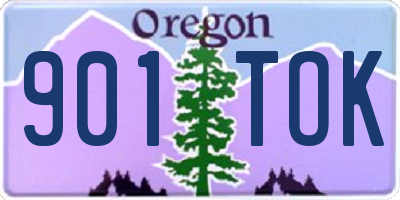 OR license plate 901TOK
