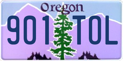 OR license plate 901TOL