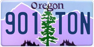 OR license plate 901TON