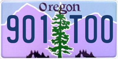 OR license plate 901TOO