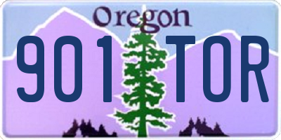 OR license plate 901TOR
