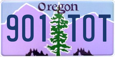 OR license plate 901TOT