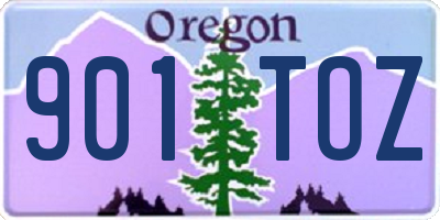OR license plate 901TOZ