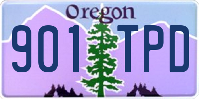 OR license plate 901TPD