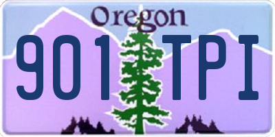 OR license plate 901TPI
