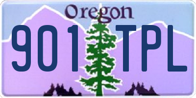 OR license plate 901TPL