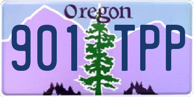 OR license plate 901TPP