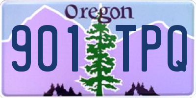 OR license plate 901TPQ